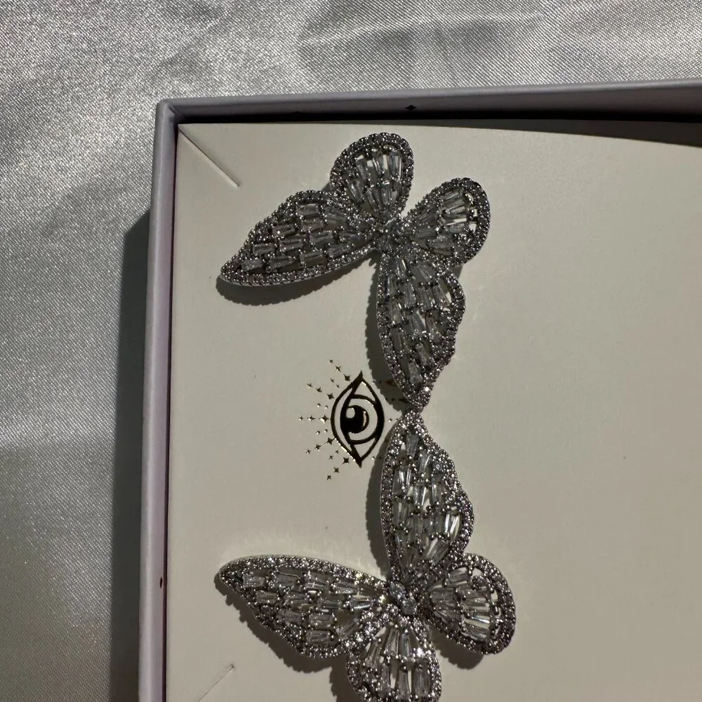 ✨ Sparkling Butterfly Earrings ✨
